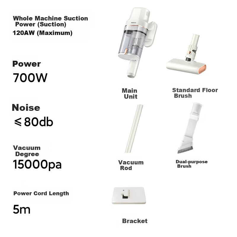AUX Home Vacuum Cleaner - High Suction & Power