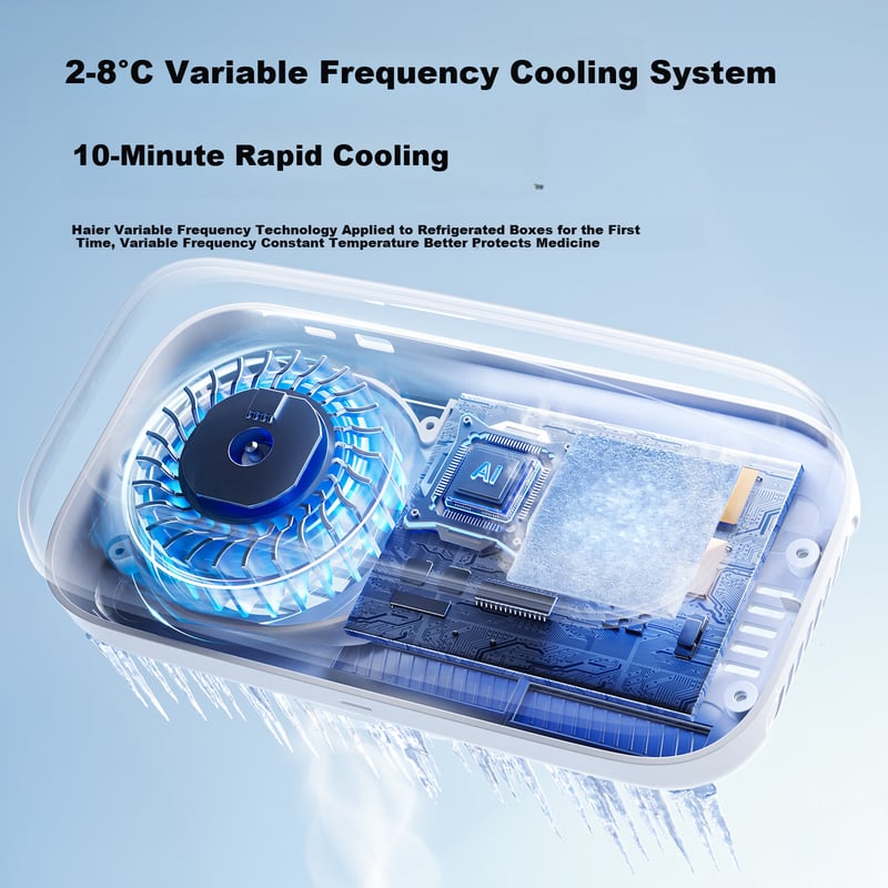 Haier Travel Twin Cooler - Large Capacity Portable Refrigerator