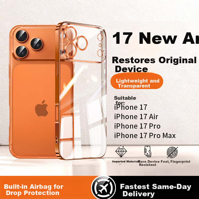 GURRS iPhone 17 Shockproof Transparent Case
