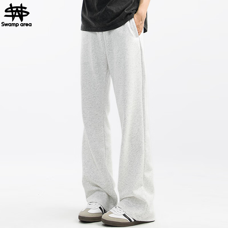 SWAMP AREA Curved Knife Flared Pants for Men