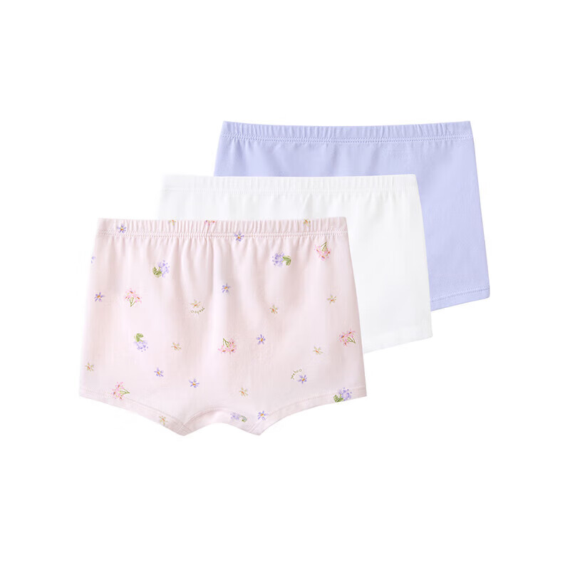 YEEHOO Girls' Antibacterial Boxer Briefs 7A Baby Four-Point