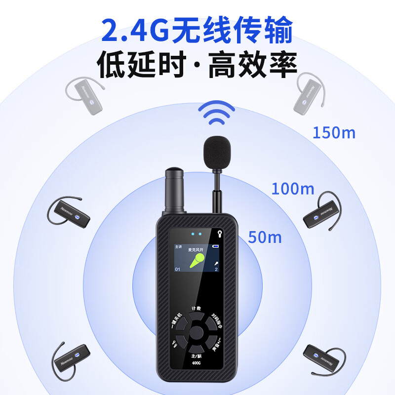 Newmine Wireless Tour Guide Headset
