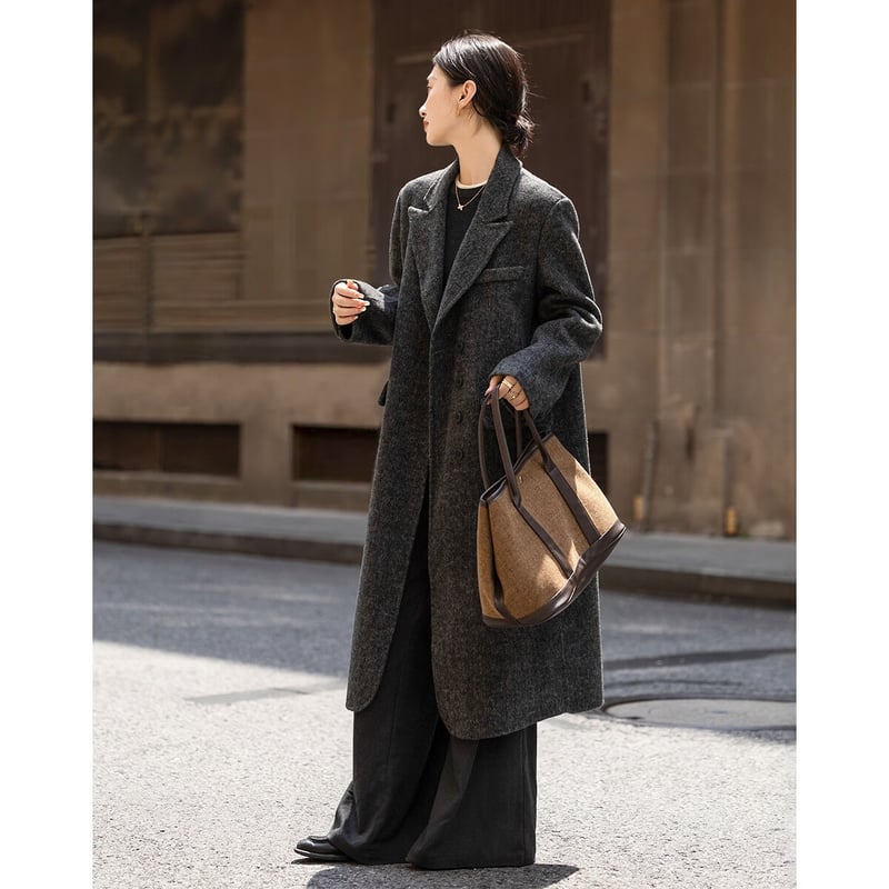 Demana Handmade Double-Sided Wool Winter Overcoat