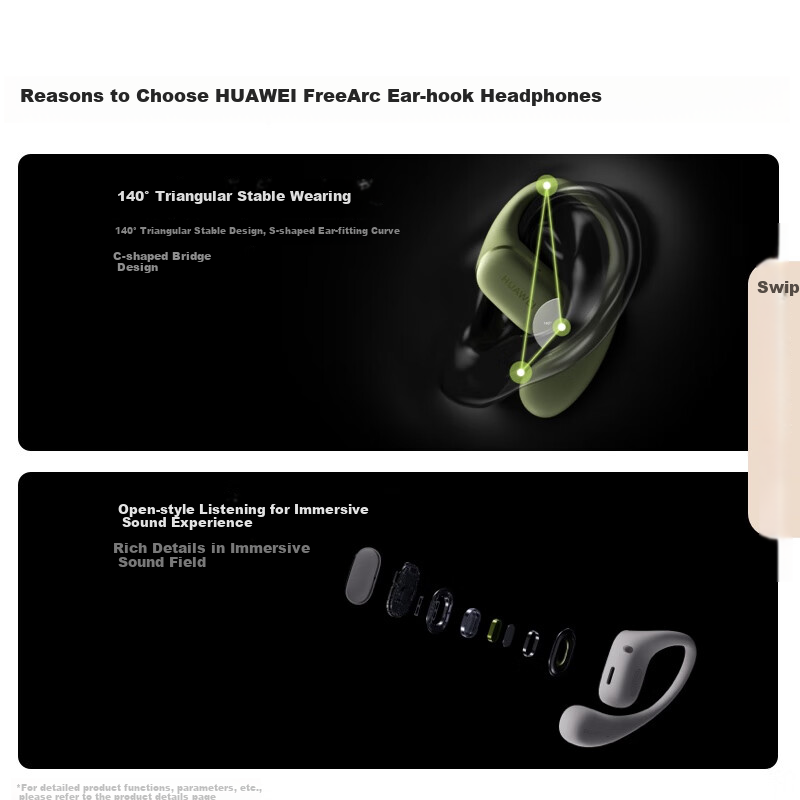 HUAWEI FreeArc Ear-Hook Bluetooth Headphones