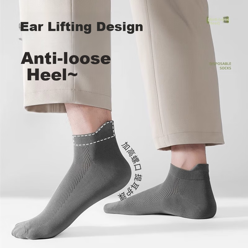 BADIGAO Women's Pure Cotton Socks with Ear Loops