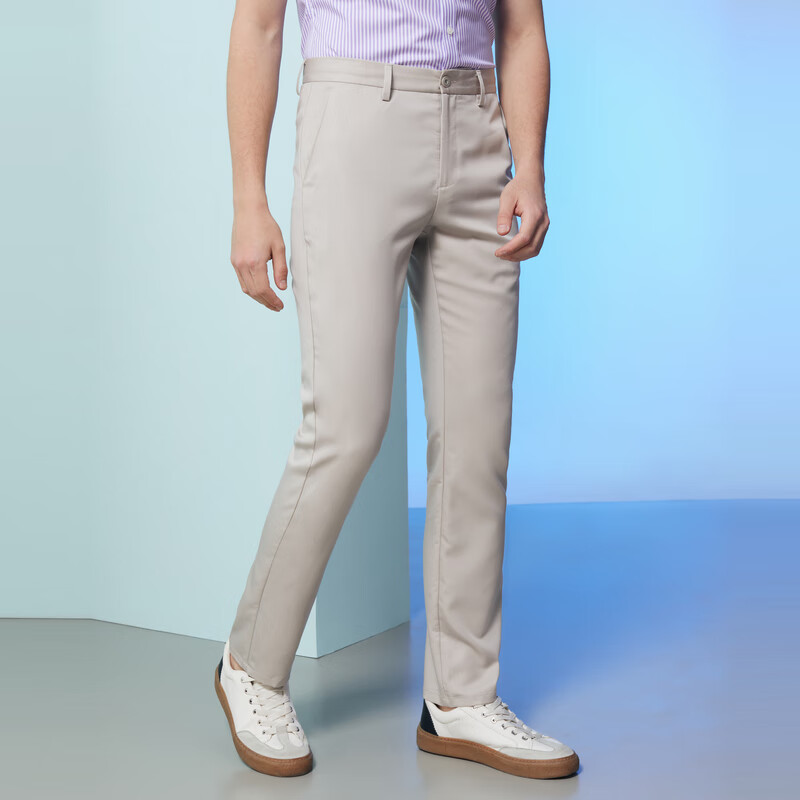 YOUNGOR Light and Cool Casual Pants for Spring and Autumn