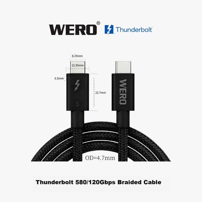 WERO Thunderbolt 5 Data Cable