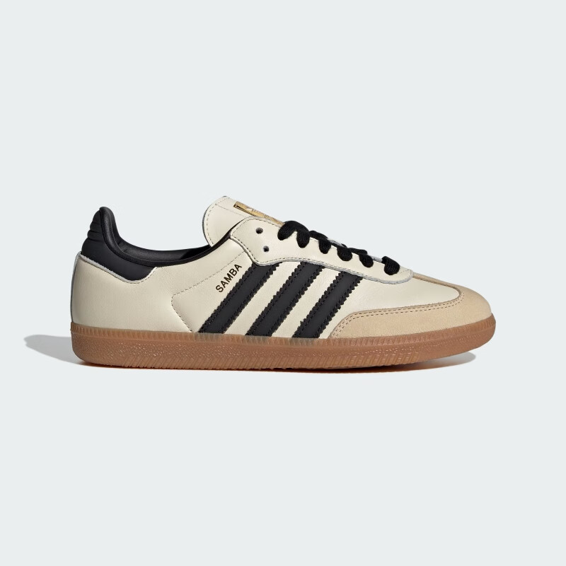 Adidas Trefoil Samba OG Women's Beige Casual Shoes