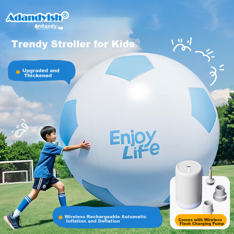 Adandyish Giant Inflatable Beach Soccer Ball
