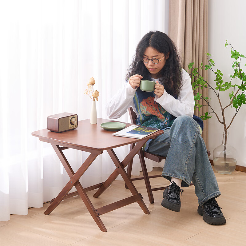 DuLu Wanshun Folding Bamboo Table