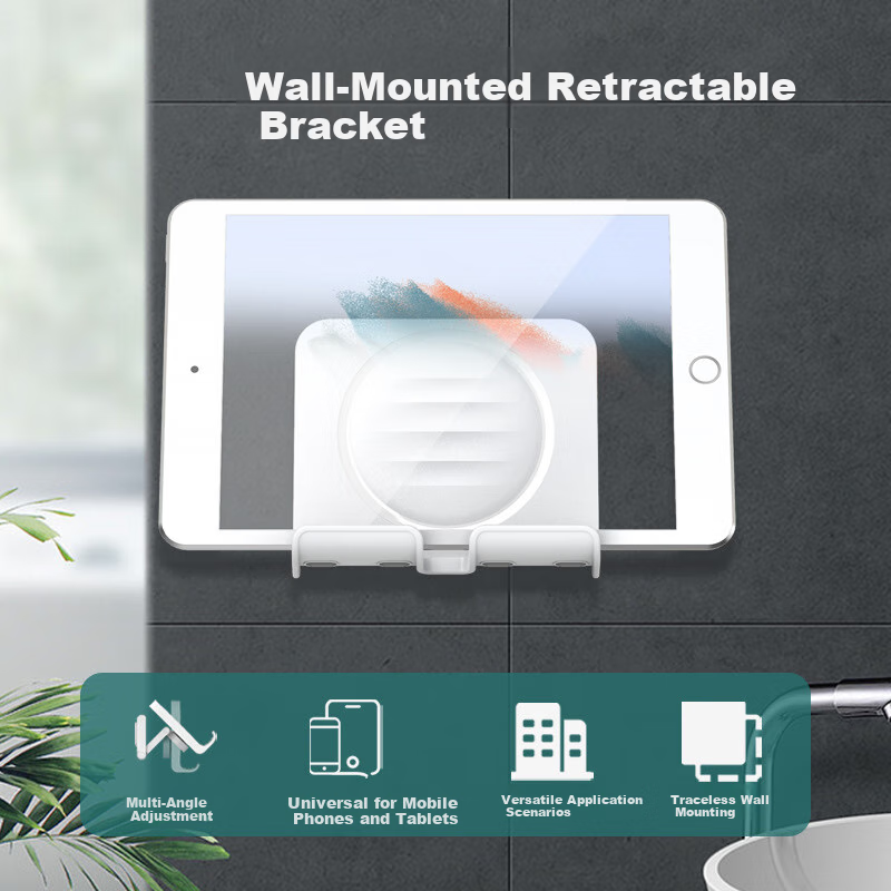 Zitai Wall-Mounted Phone Stand for Bathroom and Kitchen