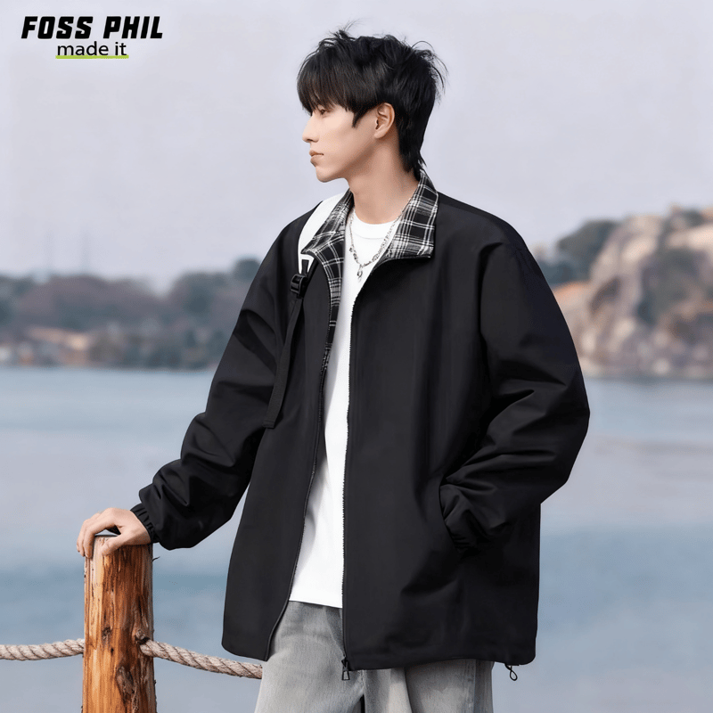 Foss Phil Japanese Style Loose Fit Jacket