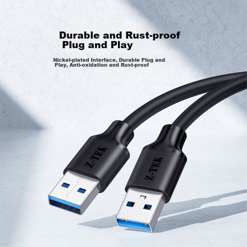 Z-TEK USB 3.0 Double-Ended Extension Cable for Hard Drives