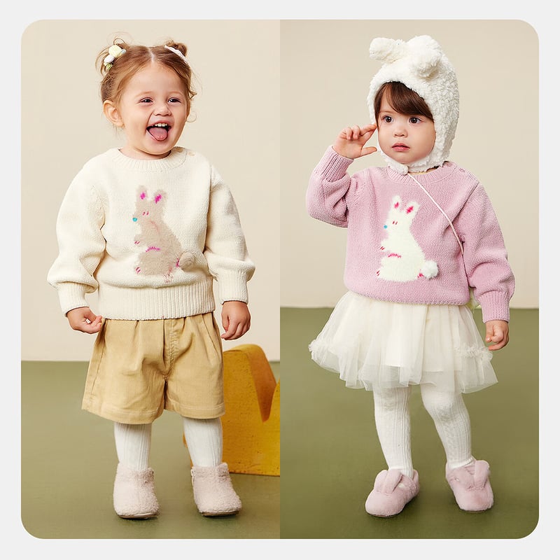 Minibala Girls Baby Sweater 2025 Winter