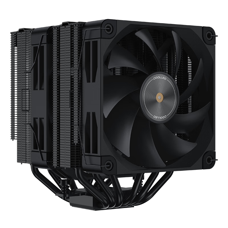 COOLLEO Yitian P60T Black Performance Edition V3 Tower CPU Cooler