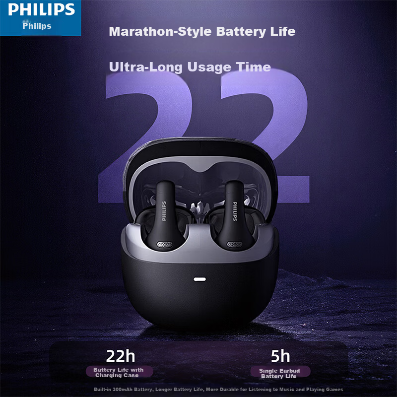 PHILIPS Wireless Bluetooth Earphones Open-Ear Design