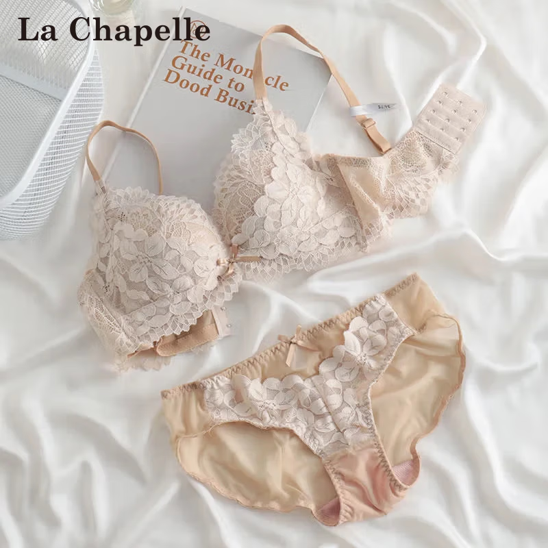 La Chapelle Women's Push-Up Wireless Bra Set
