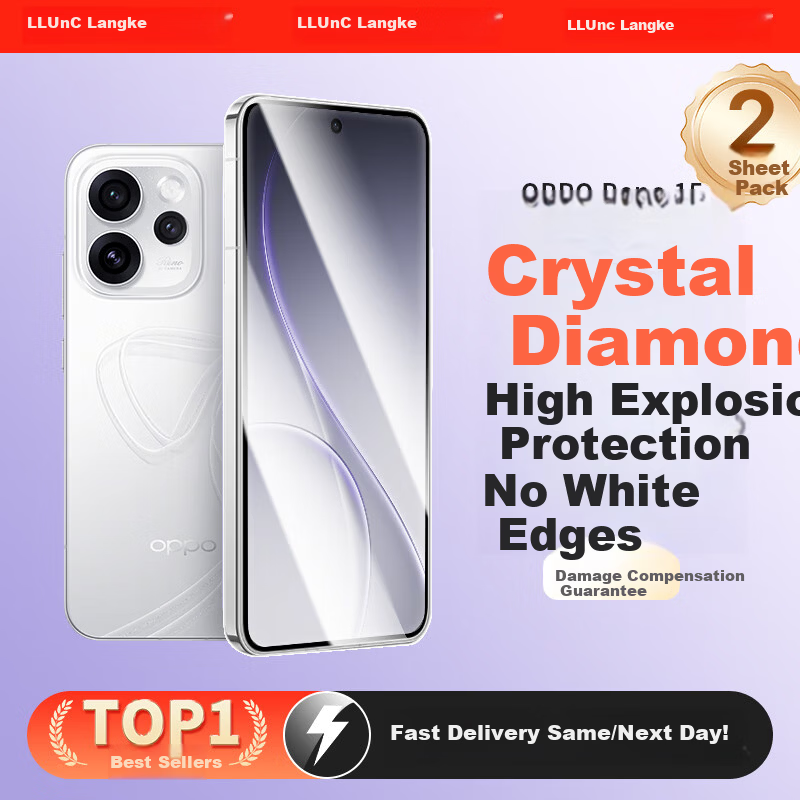 LLUNC Tempered Glass Protector for OPPO Reno15