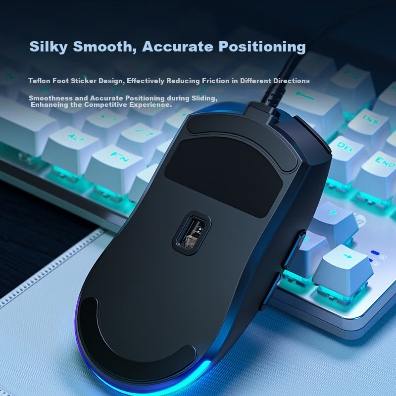 HP G160 Gaming Mouse - Milk Tea Quiet