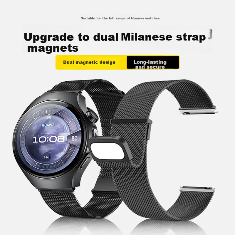 KOVOL Upgraded Dual Magnetic Strap for Huawei Watch GT6