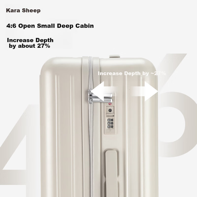 KALA·Y 4:6 Deep Compartment Suitcase