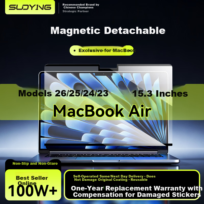 SUOYING Magnetic Detachable Screen Protector
