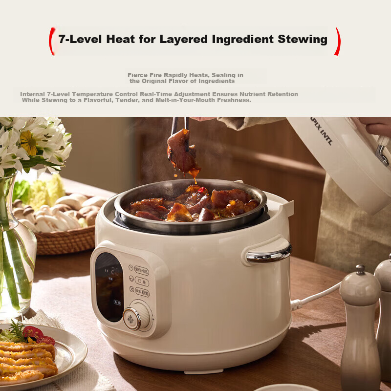 APIXINTL Anbensu 3L Electric Pressure Cooker