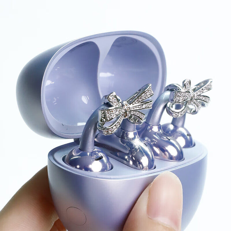 ESCASE Butterfly Bow Ear Clip Accessory for Huawei & Honor