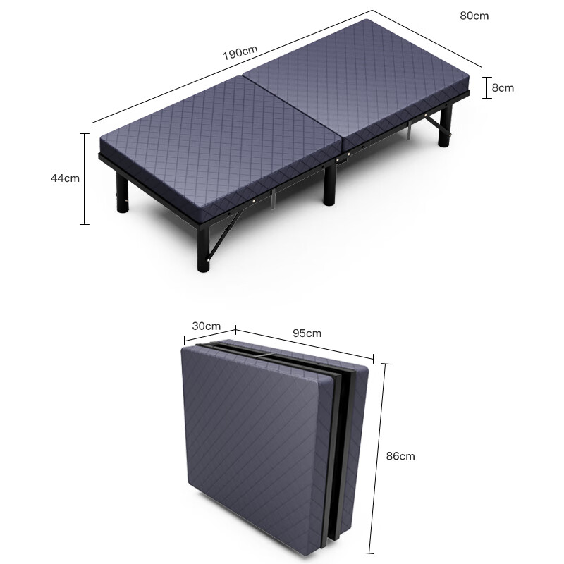 Wenna Thickened Sponge Folding Bed