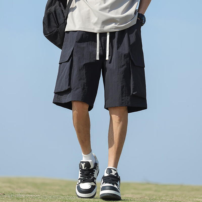 IZEXX Men's Cargo Shorts - Summer Style with Big Pockets