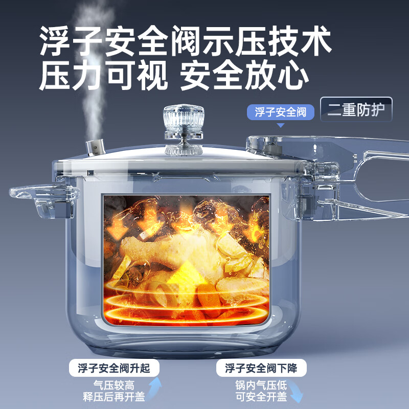 COOKER KING 304 Stainless Steel Pressure Cooker 10L