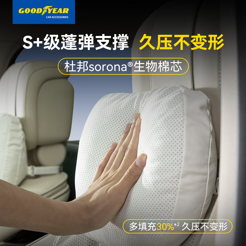 Goodyear Cloud-Level Fluffy Headrest for Tesla, Xiaomi, BYD