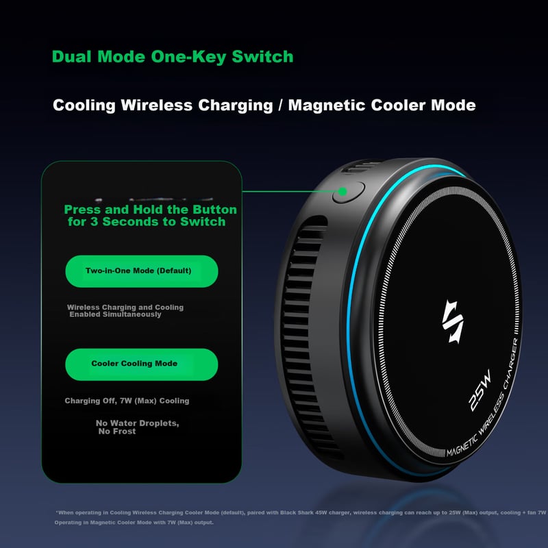 Black Shark 25W Magnetic Phone Cooler