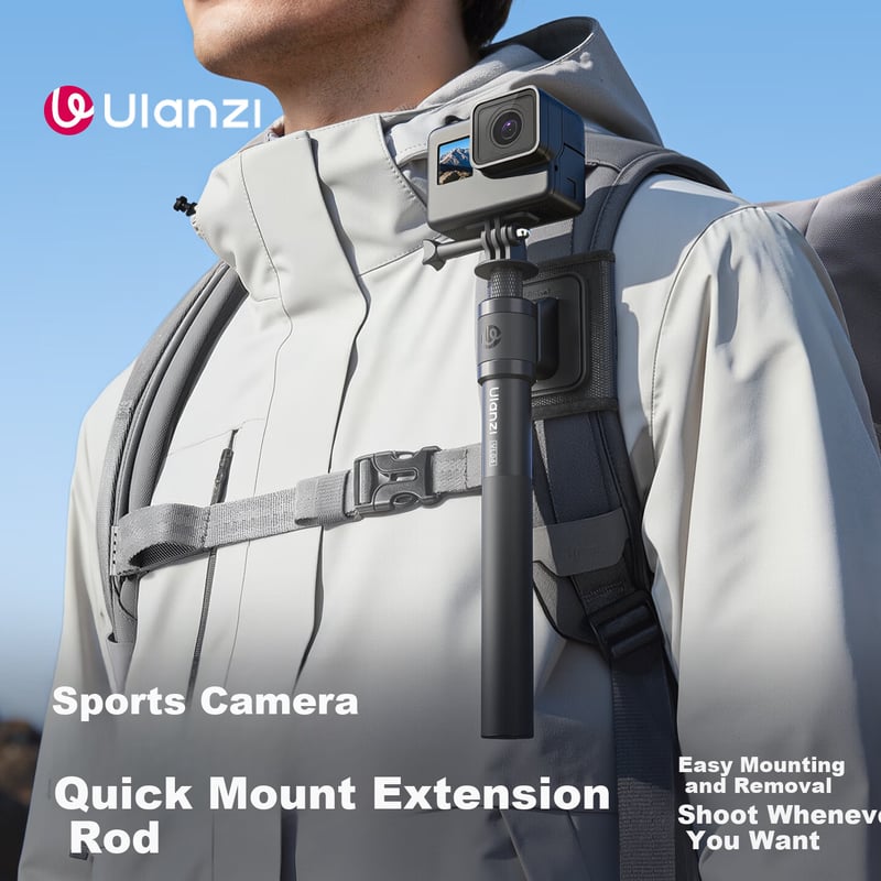 Ulanzi VL04 Quick Release Extension Rod for Action Camera