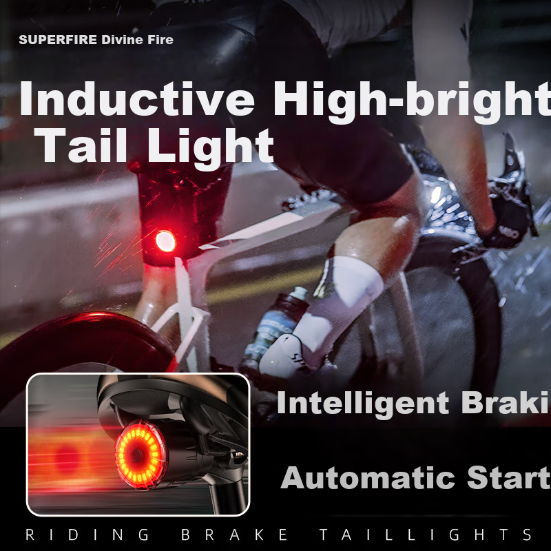 SupFire Smart Brake Tail Light for Bikes