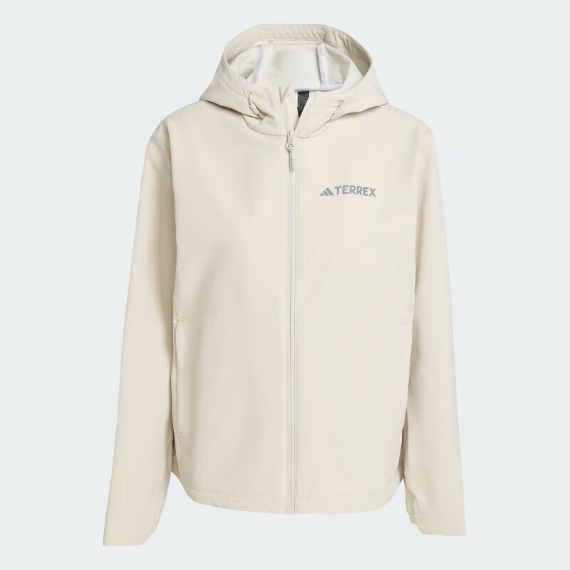 Adidas Women's Outdoor Windbreaker Jacket - Bauxite Brown