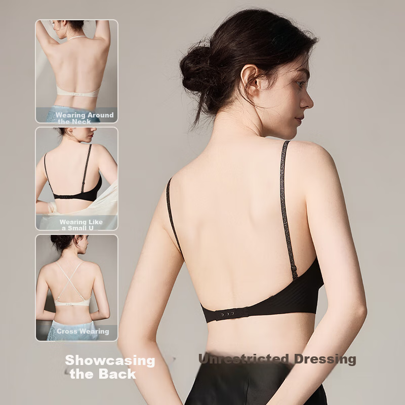 LUCKMEEY Seamless Push-Up Bra Camisole
