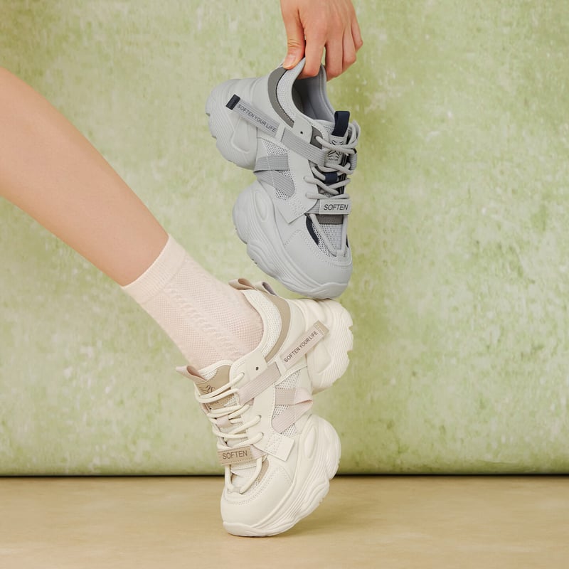 BASTO D3835 Dad Sneakers - Thick Soles & Height-Increasing