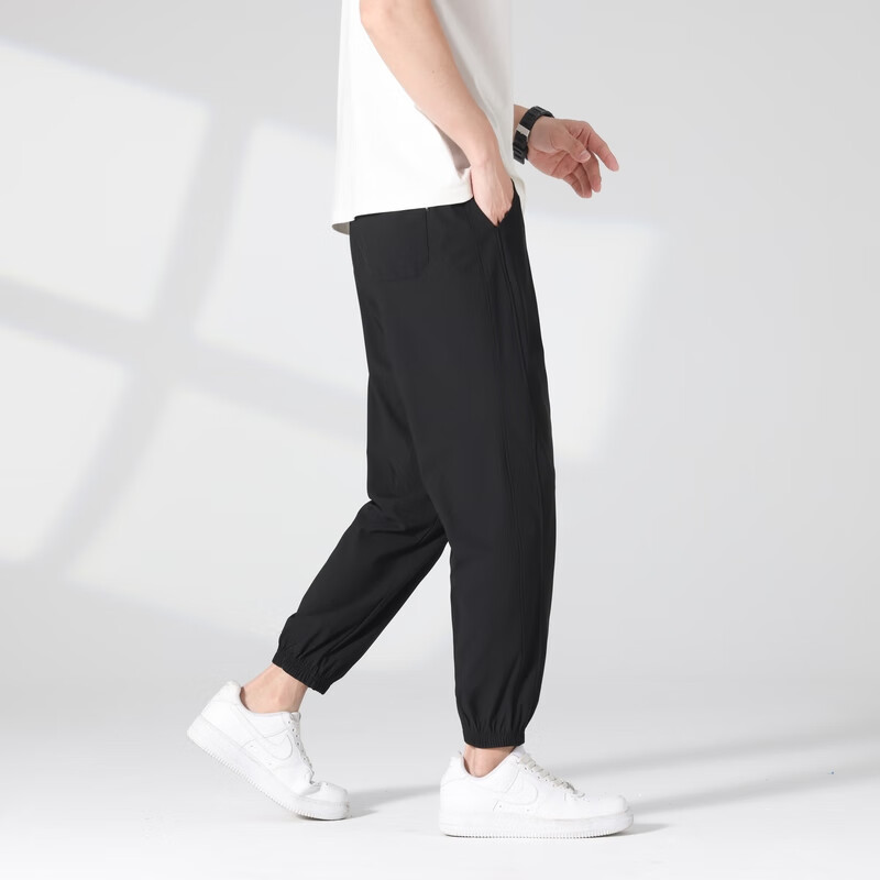 Homlean Men's Straight-Leg Casual Pants