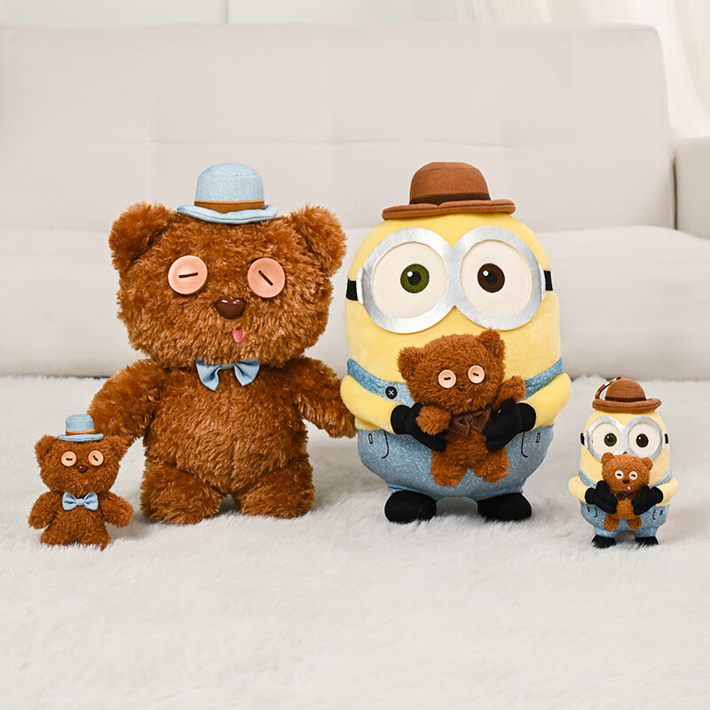 POTDEMIEL Gentleman Bob with Tim Bear Pendant Plush