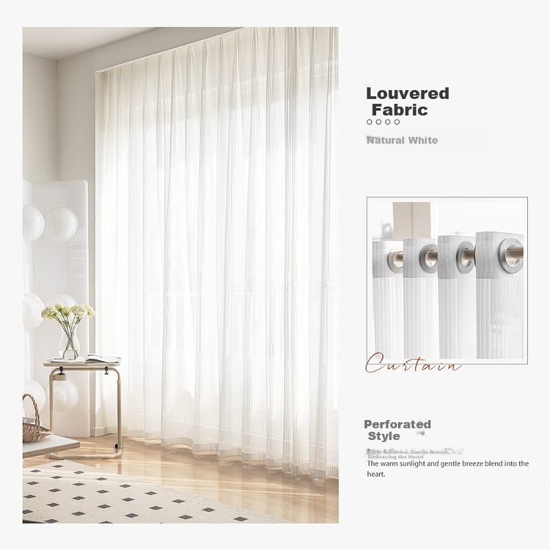 Mercury Home Translucent Balcony Curtain