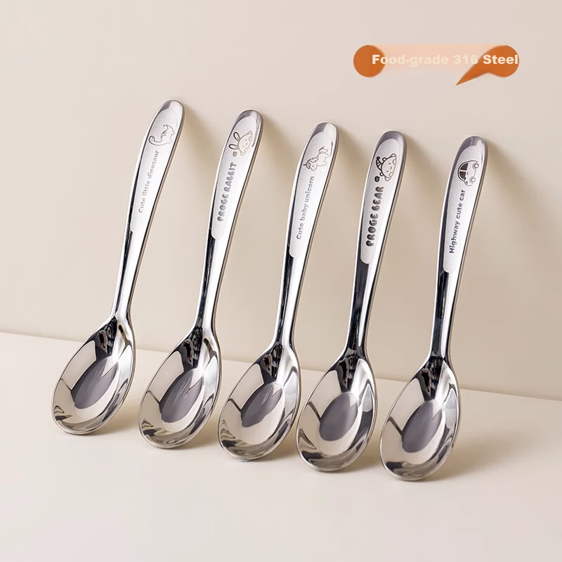 Onlycook 316 Stainless Steel Baby Spoon