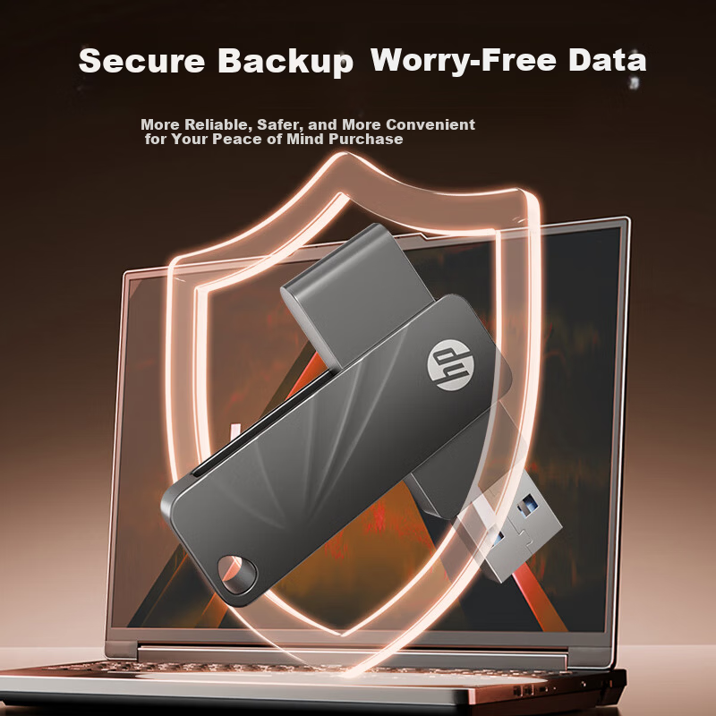 HP 32GB Metal Rotating USB 3.2 Flash Drive 762W