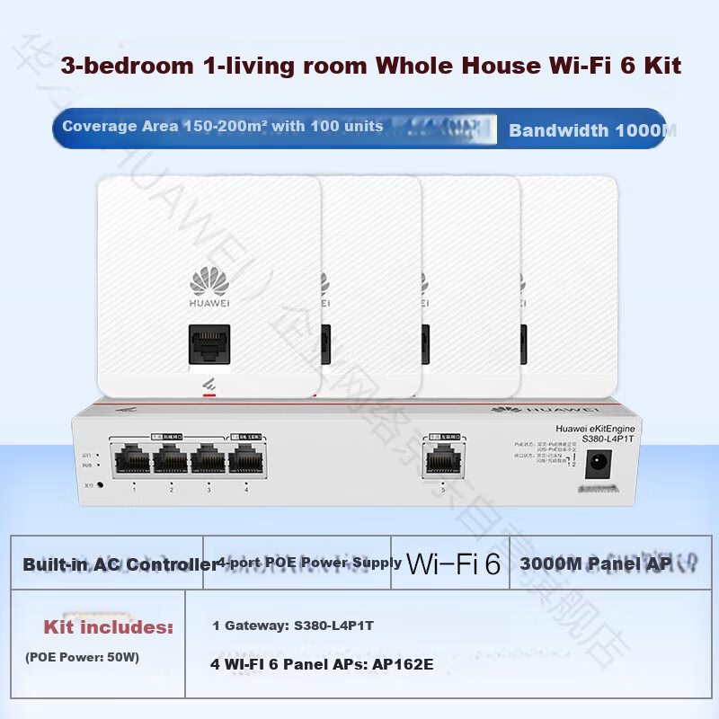 HUAWEI Whole-House WiFi 6 Set 3000M