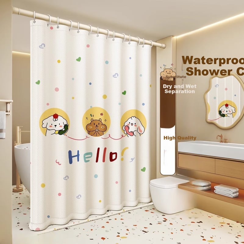 Lianxiangke Waterproof Shower Curtain