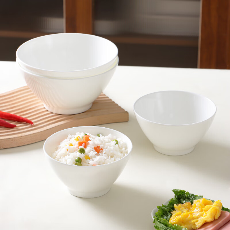 BJ Bone China Rice & Soup Bowls Set