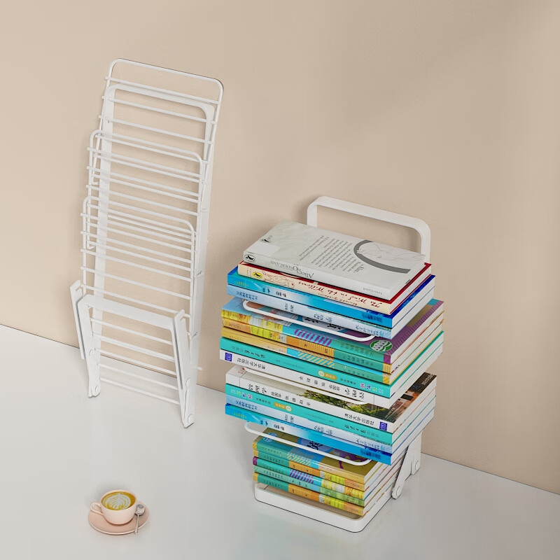 Anerya 4-Tier Book Stand Organizer