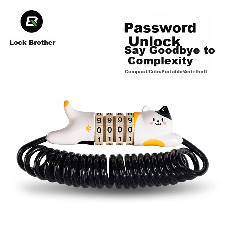 ROCKBROS Password Portable Anti-Theft Bike Lock
