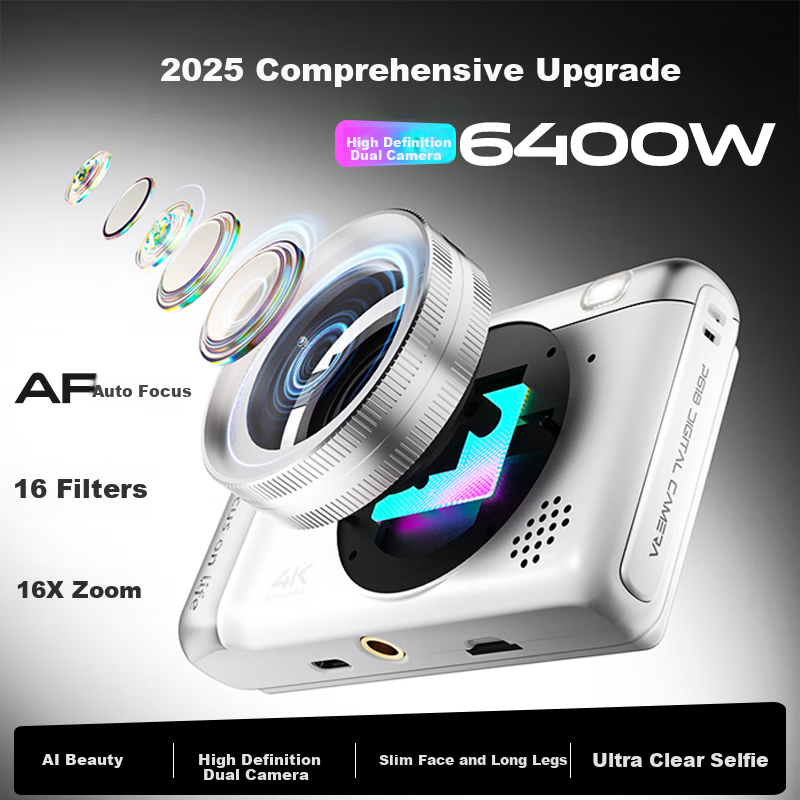 Aigo P618 Dual Rear Cameras Selfie Digital Camera