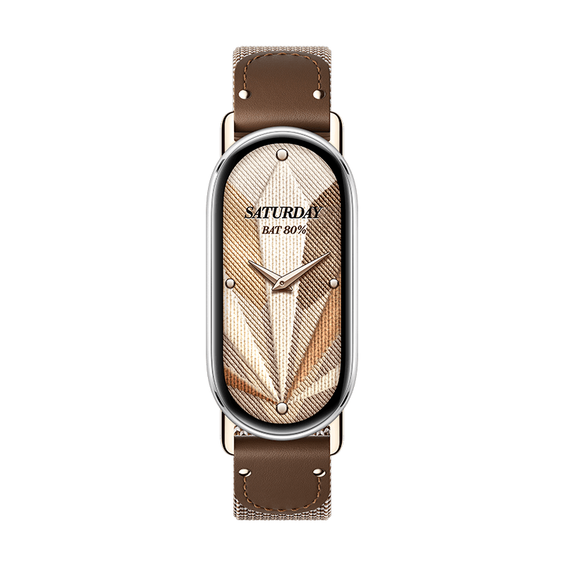 MI Silk Knitted Wristband with Arrow Feather Pattern